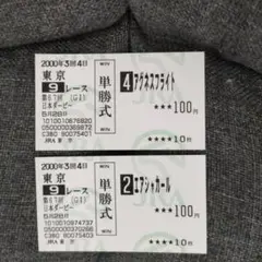 2025年最新】馬券 アグネスタキオンの人気アイテム - メルカリ