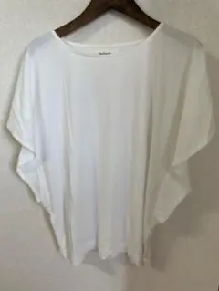 美品【Mylanka】カットソー　ホワイト　38サイズ