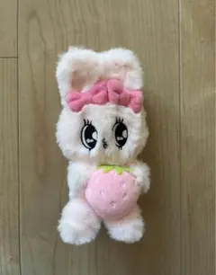 エスターバニー いちごマスコット　ピンク