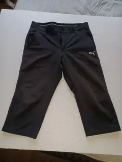 プーマ クロップドパンツ 中古　L　黒