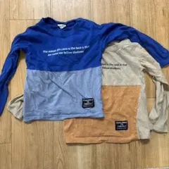 長袖カットソー　120 2枚セット