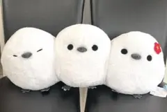 ふくふくシマエナガ よりそいぬいぐるみ BIG 新品 匿名 抱枕 クッション 癒