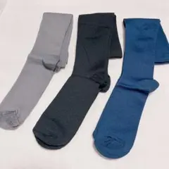 【23〜28cm】着圧ソックス ハイソックス トレーニング靴下 綿混 中厚手