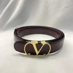 美品 VALENTINO ヴァレンティノ Vロゴ 細ベルト