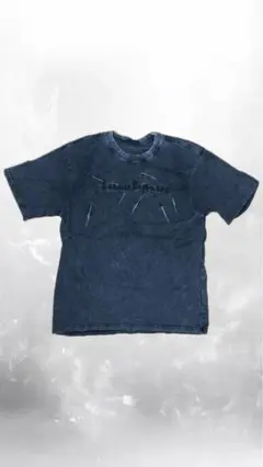 地底人 ブラックフェード加工Tシャツ M