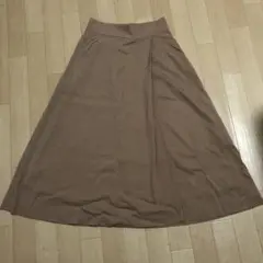 UNITEDARROWS ユナイトテットアローズ　フレアースカート　ベージュ　S