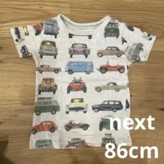 next ビンテージ 車柄Tシャツ 86cm