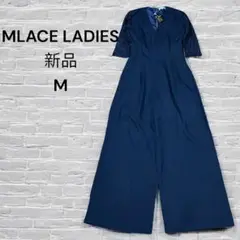 最終お値下げ価格MLACE LADIES 【M】パンツフォーマルドレス ネイビー