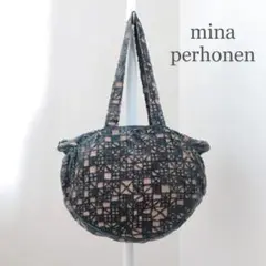 値下げ【美品】mina perhonenミャオバッグ(meow bag)