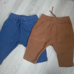 【H&M】ワッフルパンツ 2点set 70cm　夏〜秋服