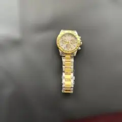 クロノグラフ ゴールドシルバー 時計