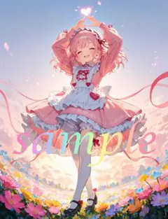 c305 美少女 かわいい イラスト 下着 コスプレ セクシー A4ポスター