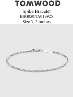 新品《 Tom Wood 》Spike Bracelet 7.7インチ