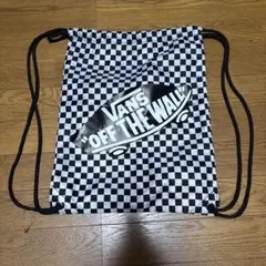 チェック柄 ナップサック VANS