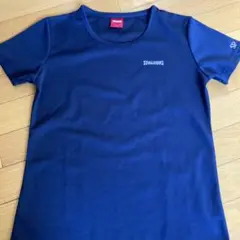 SPALDING ネイビー 半袖Tシャツ L