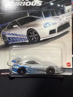 ホットウィールプレミアム ワイルドスピード トヨタ スープラ JZA80ミニカー