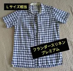 フランダースリネンプレミアムTAKEO KIKUCHI 半袖シャツ サイズ3