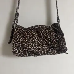 ヒョウ柄 ショルダーバッグ
