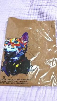 猫アートプリントのトートバックです。 未開封品です。