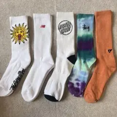 ‼️お盆セール‼️ソックス 靴下 4足セット サンタクルーズ ステューシー