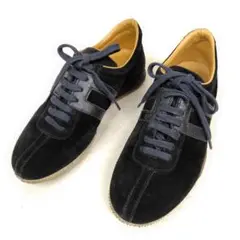 BALLY バリー スニーカー 23.5cm スエードローカット 黒