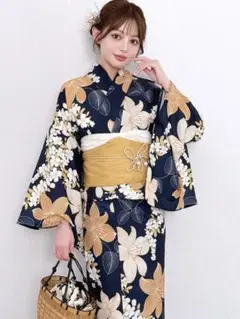 【新品】グレイルGRL　花柄浴衣セット[gi1608]