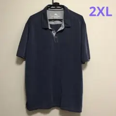 Tommy Bahama トミーバハマ 半袖 ポロシャツ メンズ　くすみブルー