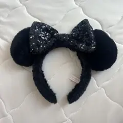 ディズニー ミニー カチューシャ 黒