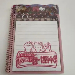 ハローキティ × おさわり探偵なめこノート A5