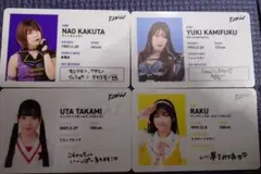 東京女子プロレス　IDカード4枚セット