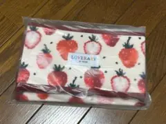新品未使用　美人百花3月号付録FEILERマルチ収納BOXストロベリードット柄