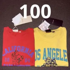 ⚫︎新品未使用品／タグ付き／100cm／Tシャツ／しまむら／まとめ売り