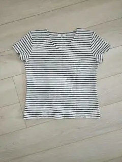 ボーダー Vネック 半袖Tシャツ