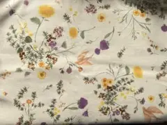 naniiro ジャルダン　起毛　野草　ボタニカル　生地　Naomi ito