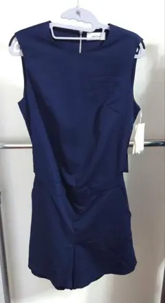 【新品未使用】Mila Owen ストライプ ノースリーブ オールインワン