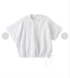 美品 45R フォーティーファイブアール レース 半袖 インドカディのタックdeTシャツ 5063055 ホワイト レディース 古着 中古 美品 45R フォーティーファイブアール レース 半袖 インドカディ