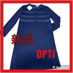 新品　オプティ　OPTI　リボン　ワンピース　定価16000円