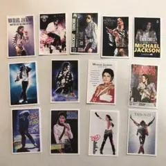 マイケル・ジャクソン ミニ ポスター ステッカー 13枚 レトロ ドールハウス1