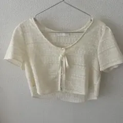 【riette】ripple blouse cream