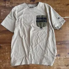 LOGOS ロゴス　ストラップ付　ポケット　アウトドア Tシャツ　キャンプ