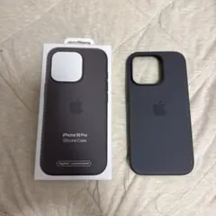 iPhone 16Pro 純正シリコンケース ストーングレー
