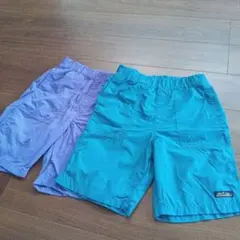 ハーフパンツ　 半ズボン 2色セット　160