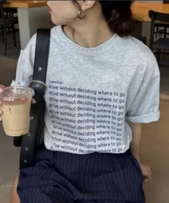 CIAOPANIC TYPY 【UNISEX】メッセージプリント半袖Tee