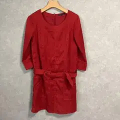 LOUNIE by LOUNIE レッド ワンピース 36