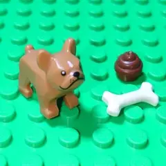 【新品】LEGO 犬セット《フレンチブルドッグ》レゴ ミニフィギュアアイテム