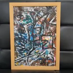 手描きアクリル画　八つ切サイズ一点もの