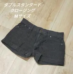 ダブルスタンダードクロージング Mサイズ ショートパンツ ブラック 黒色