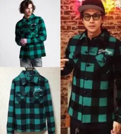 マーブルズ　ブロックチェックジャケット CPO JACKET グリーン マーブルズ ブロックチェックジャケット CPO JACKET グリーン