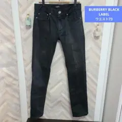 BURBERRY BLACK LABEL 綿パン ブラック ウエスト73