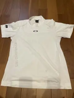OAKLEY パフォーマンスフィットシャツ US M ホワイト　サイズ（L）